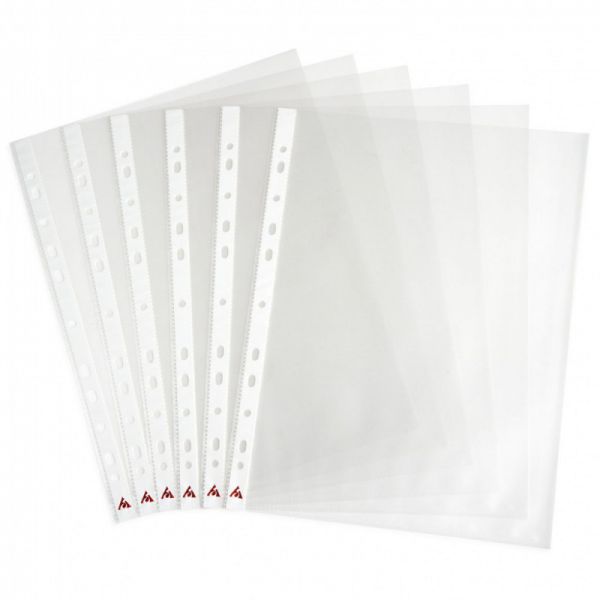 Папка-вкладыш Бюрократ СуперЛюкс 080G/25 глянцевый А4+ 80мкм (25шт)