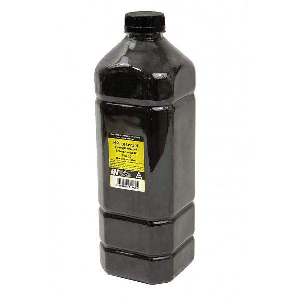 Тонер для картриджа Hi-Black Универсальный HP LJ Enterprise M604, Тип 5.0, Black, 1 кг, канистра